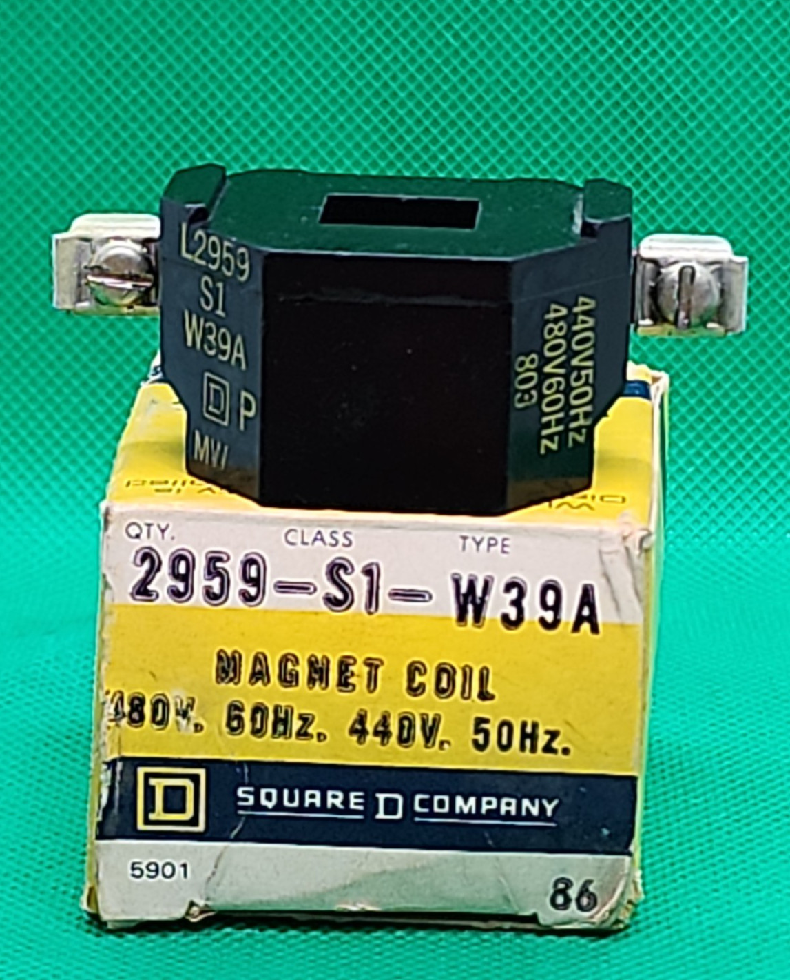 SQUARE D L2959-S1 W39A HEAVY-DUTY MAGNETIC REPLACEMENT COIL [MC3 2-3]