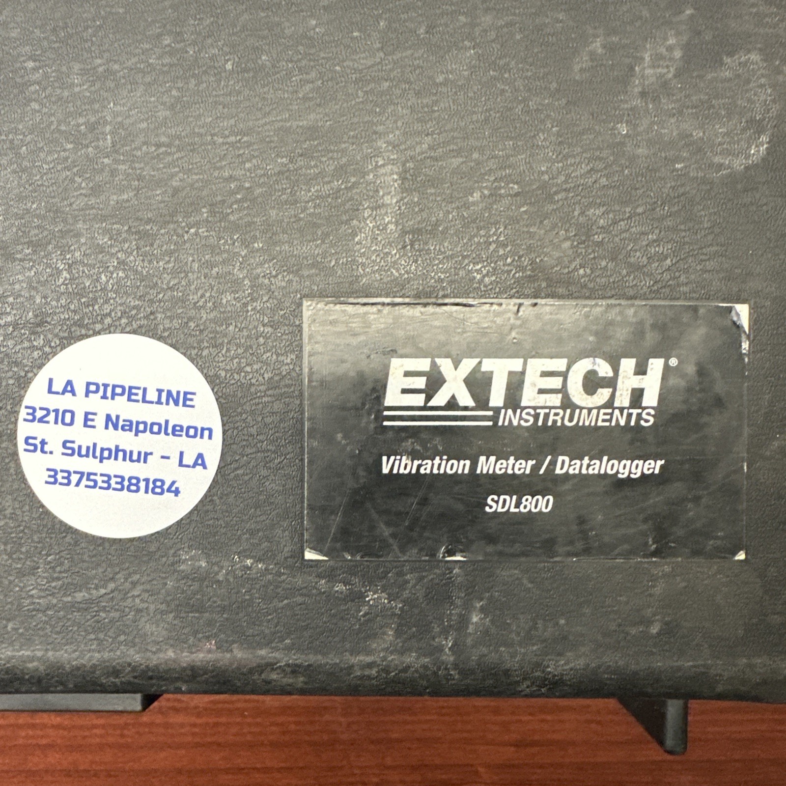 EXTECH SDL800 Vibration Meter Calibrated W/ SD Card Datalogger Batteries & Case
