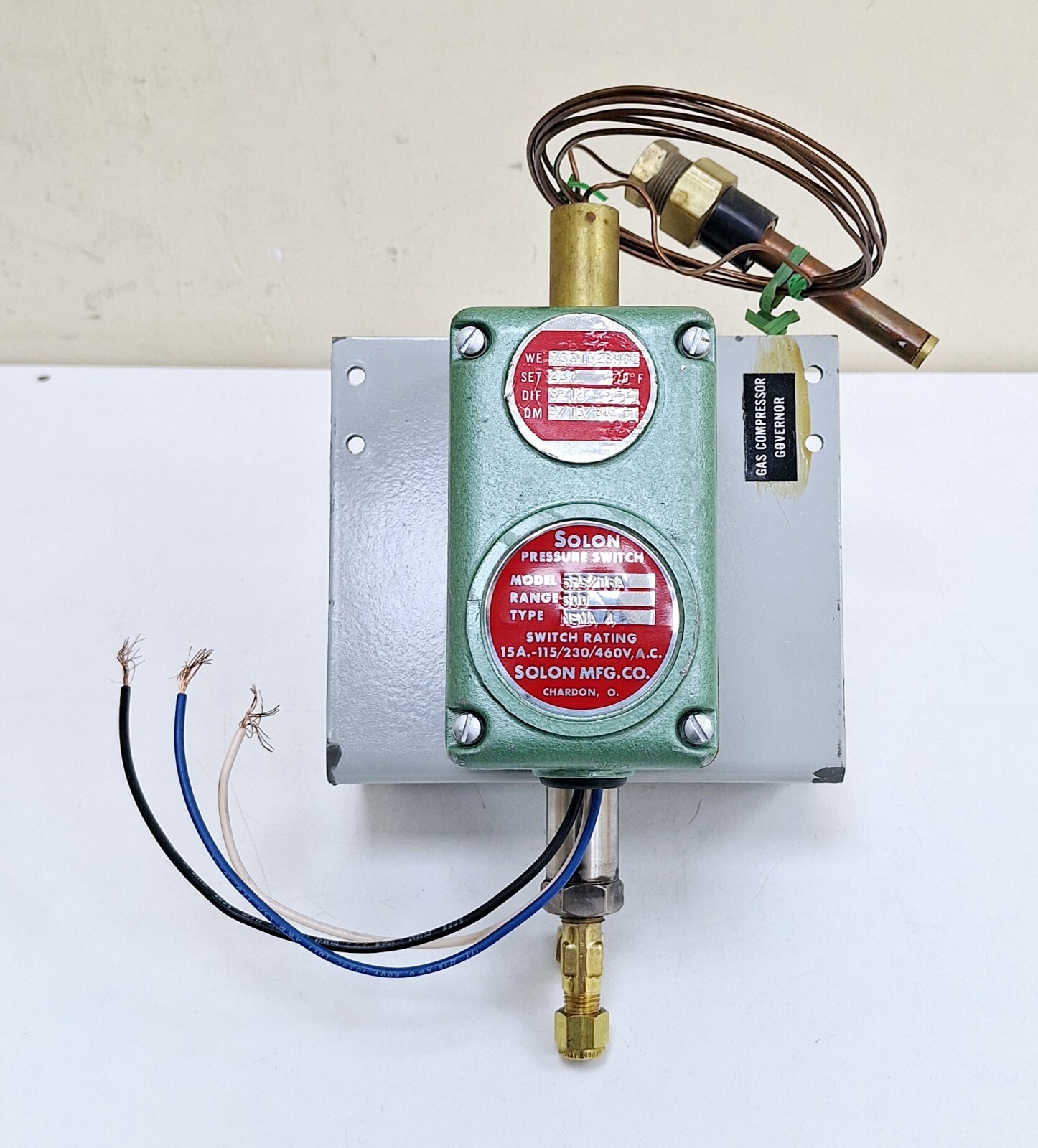 Solon 5PS/16A / 7331D28H02 Pressure Switch Range 300 NEMA 4