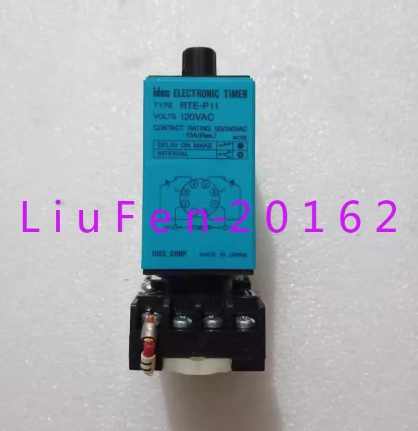 1PC Used RTE-P11 120VAC IDEC time relay