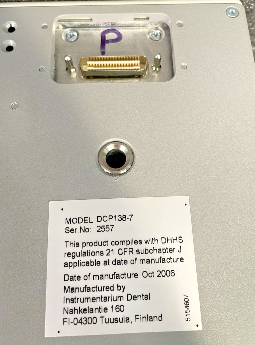 2006 Instrumentarium Orthopantomograph Op100D Digital Pan & Ceph Imaging Sensors