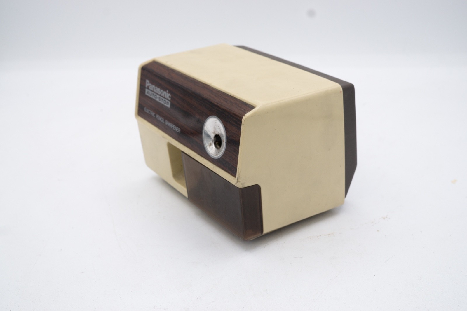 Vintage Panasonic KP-110 Electric Pencil Sharpener Auto-Stop Tested Japan