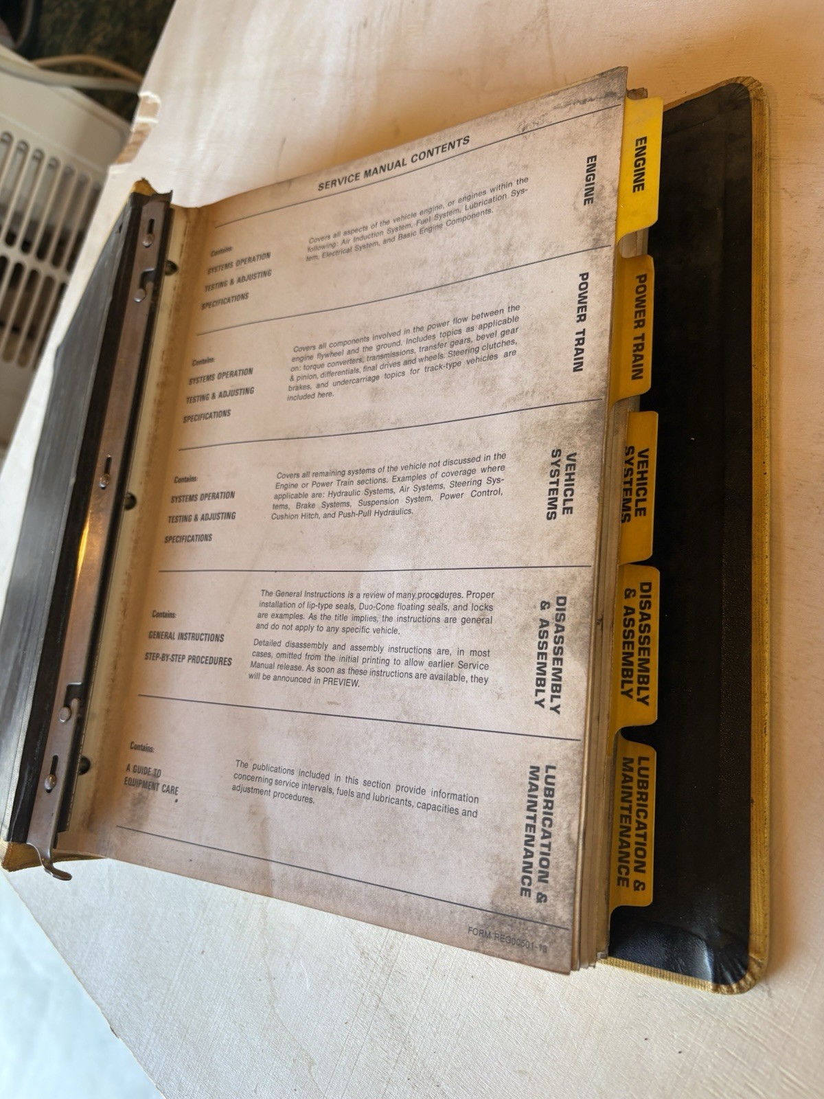 CAT CATERPILLAR D4H I II III DOZER DIS/ASSEMBLY SERVICE SHOP REPAIR MANUAL BOOK