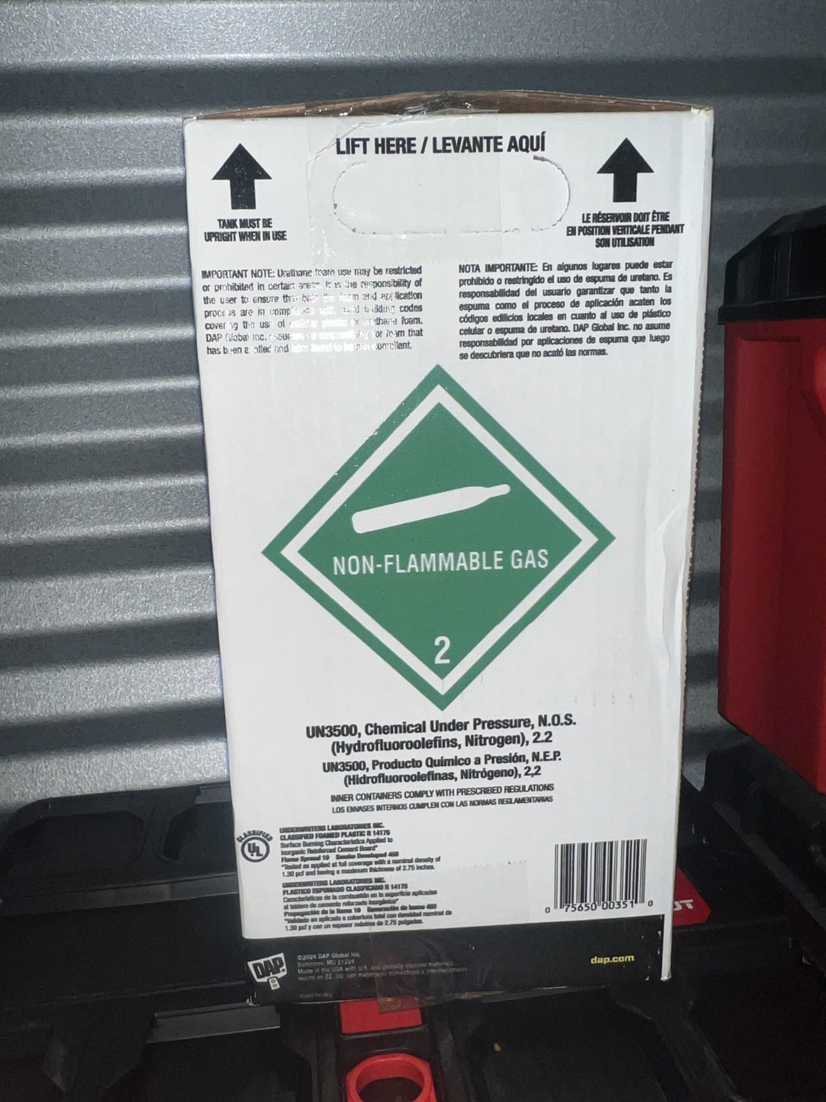 DAP Wall and Cavity 10.5 LB 320-oz. Spray gun Indoor Spray Foam Insulation