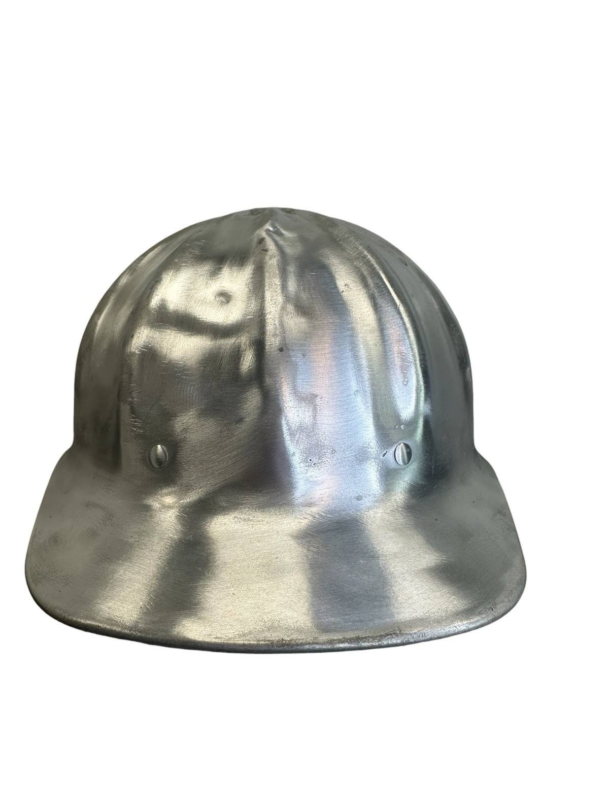 Vintage Fibre Metal Superlite Hard Hat Aluminum Safety Helmet USA