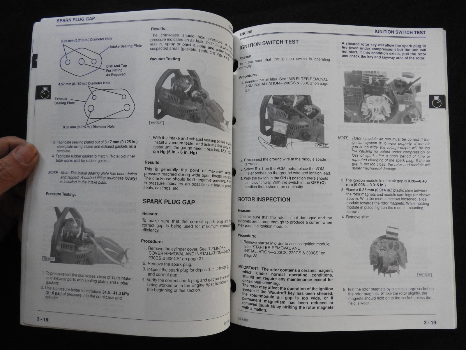 JOHN DEERE 200CS 230CS 300CS 550CS CHAINSAW TECHNICAL SERVICE REPAIR MANUAL NICE