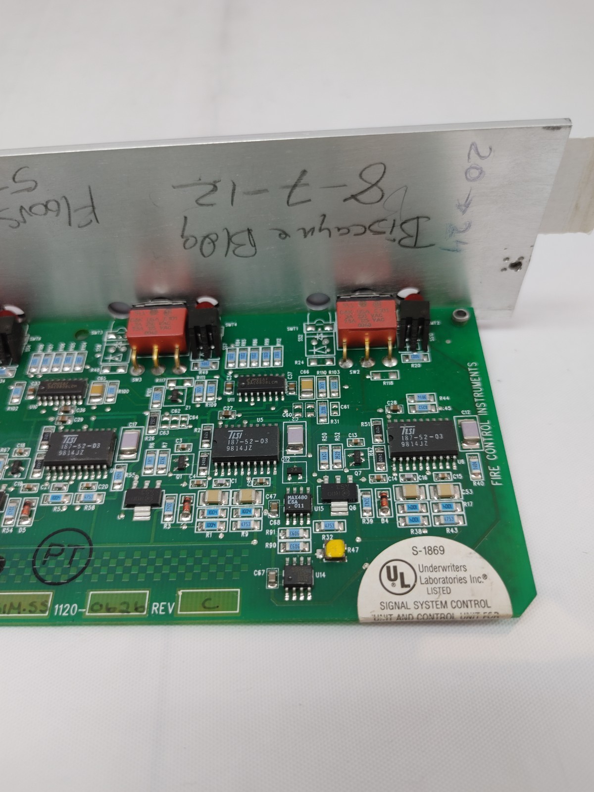 FCI SIM-SS SPEAKER SELECT SWITCH BOARD 1120-0626 Rev C Fire Alarm
