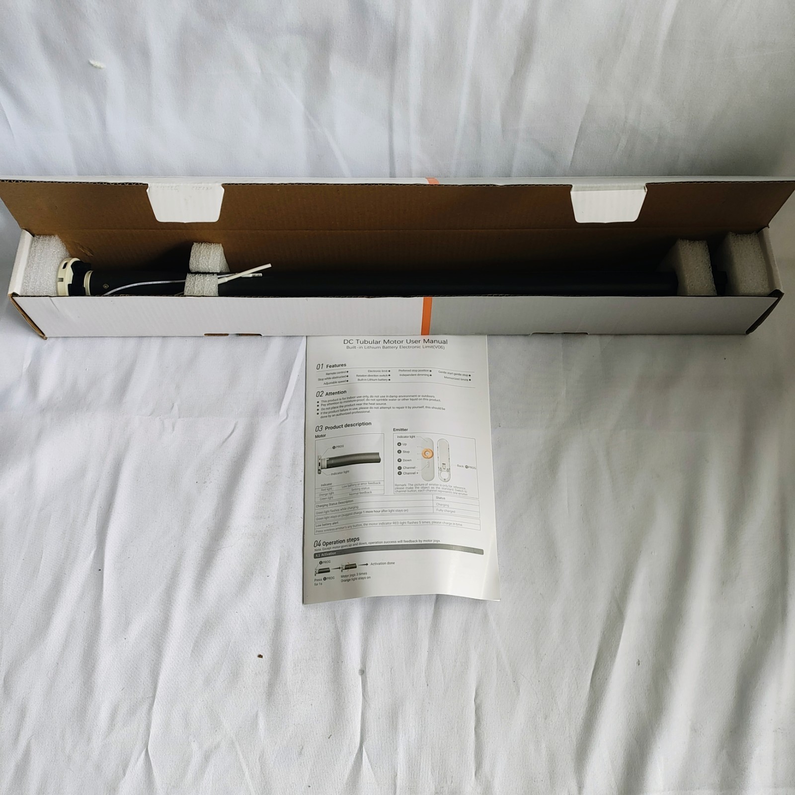 Ronco Tubular Motor for Screens/Awnings/Blind RM25-LE-W1-1.1/20