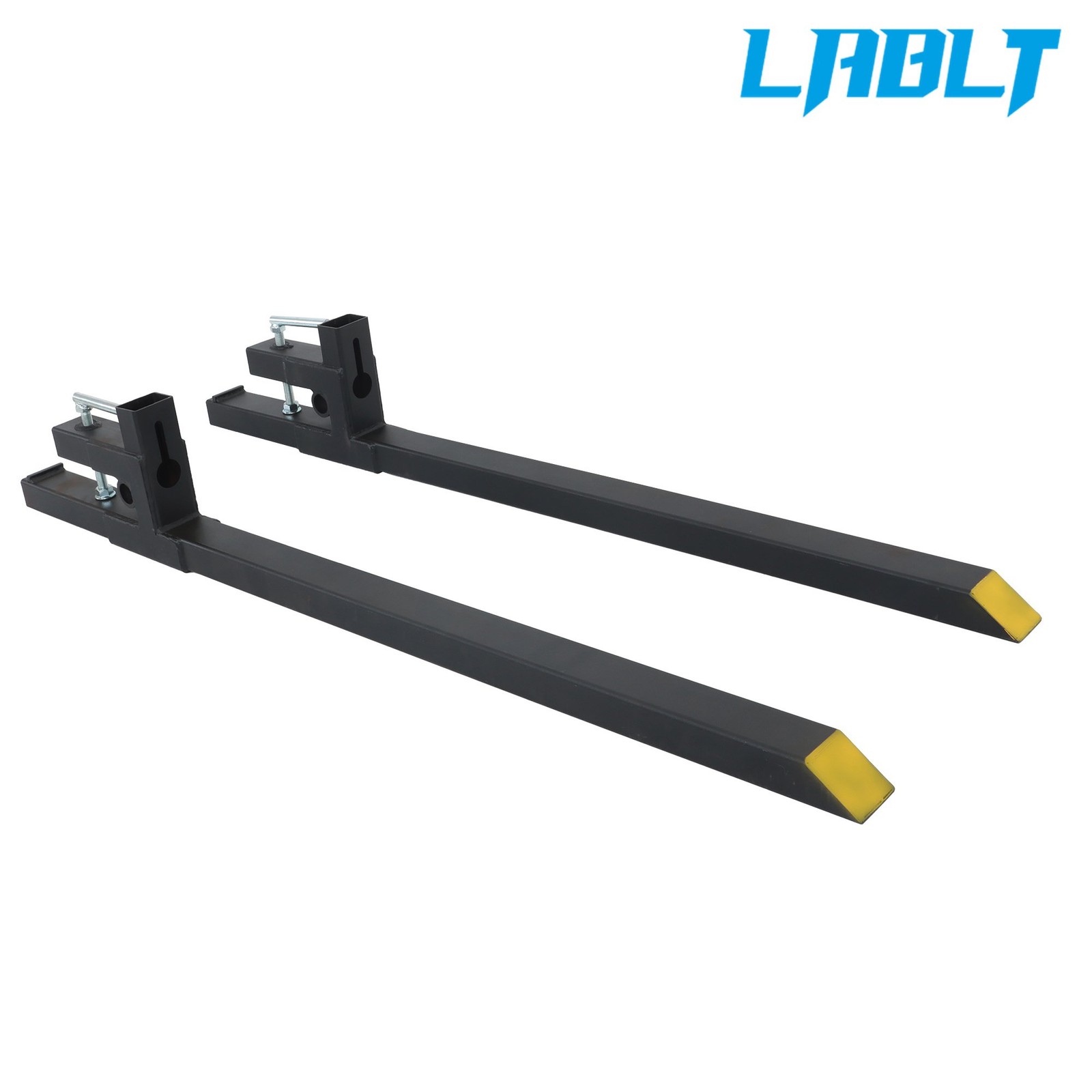 LABLT Clamp on Pallet Forks 60″ for Tractor Bucket Loader Tractor Skid Steer