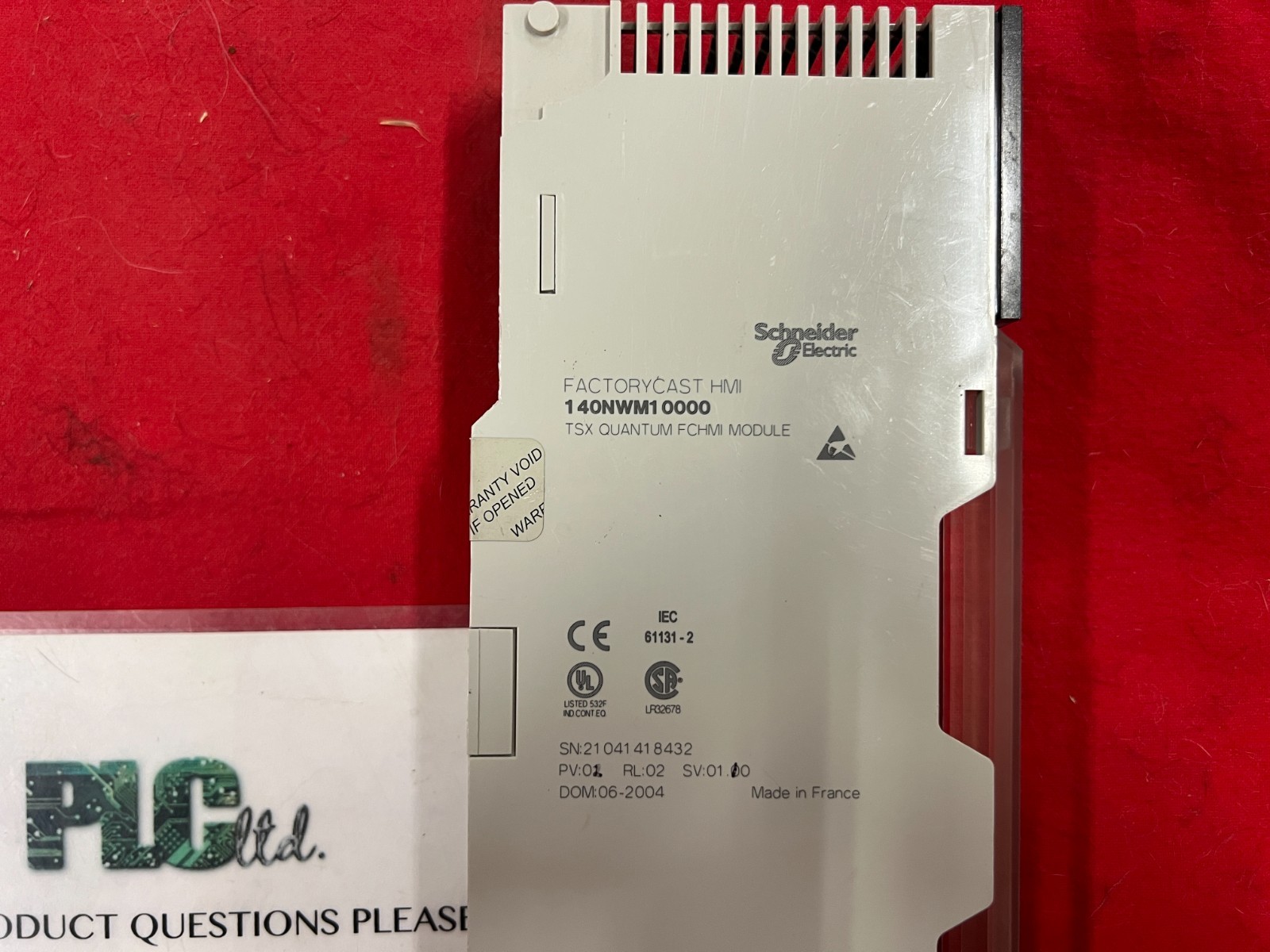 140NWM10000 Modicon Used Factorycast HMI Module 140-NWM-100-00