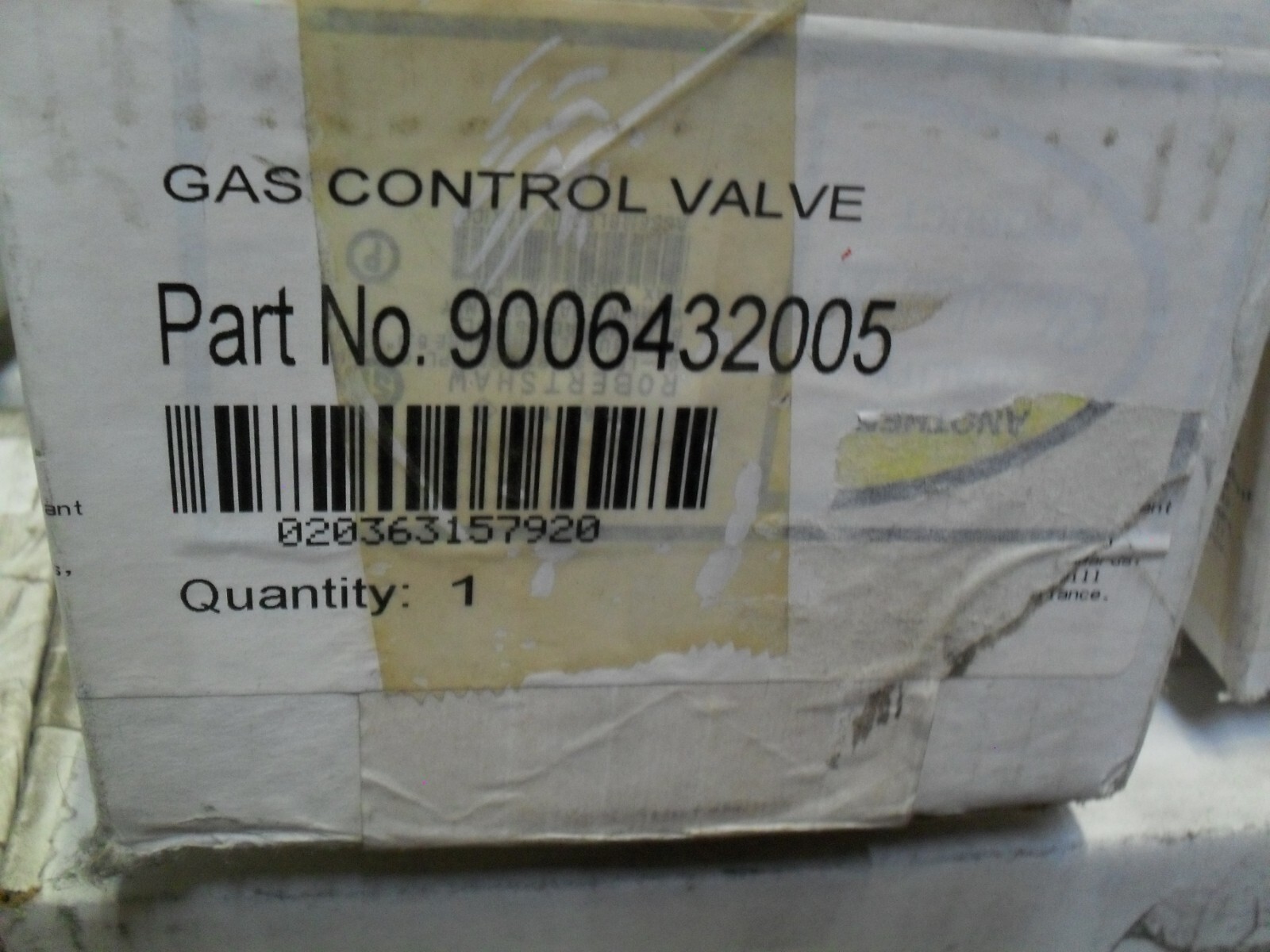 State White Rodgers 9006432005 100093794 Gas Valve NG