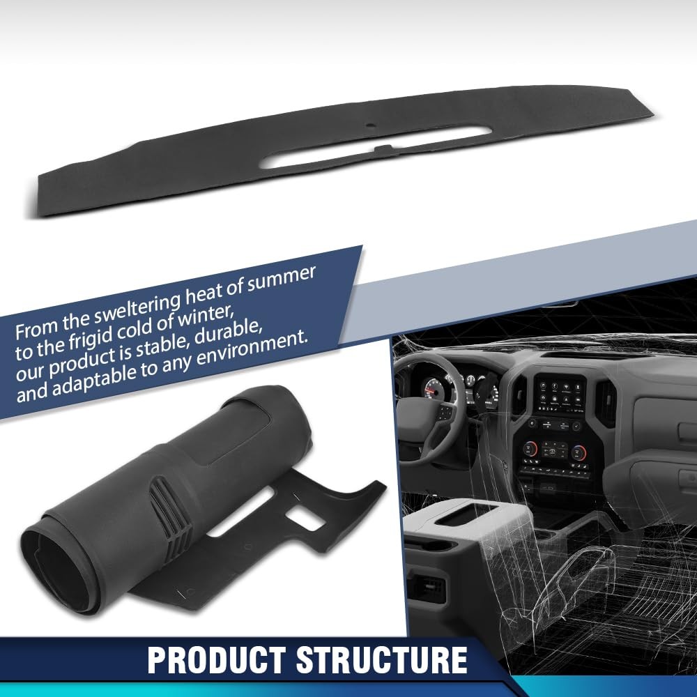TPE Dash Cover Dashboard Panel Escalade ESV 2007-2014 EXT Hybrid 2007-2013 Black