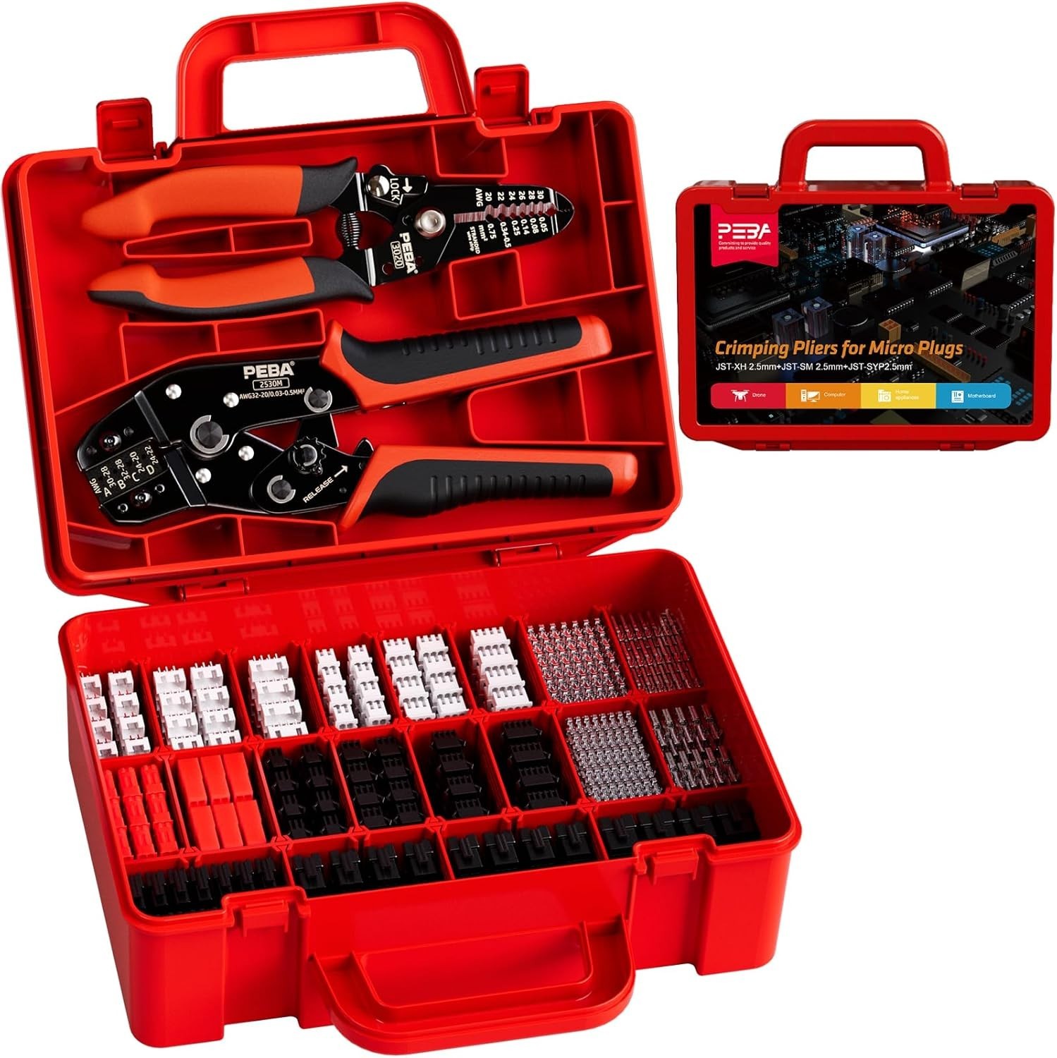 Reliable JST Connector Kit for Electronics – 20 Types