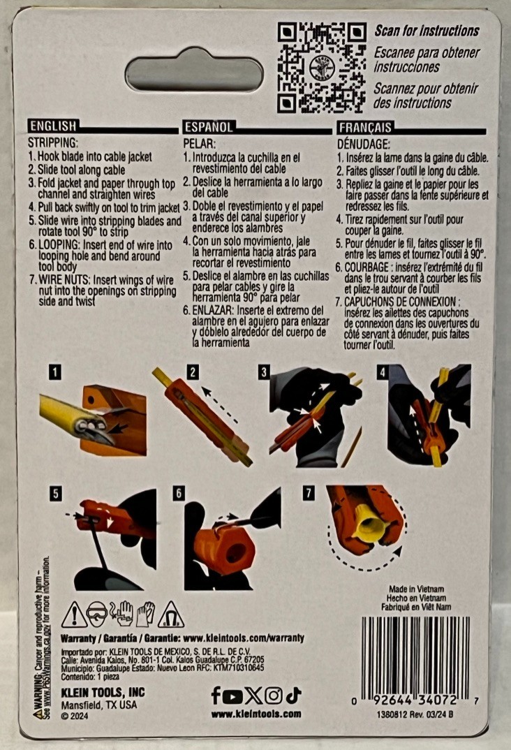 Klein Tools L1412 5-in-1 NM Cable Multi-Tool – NEW