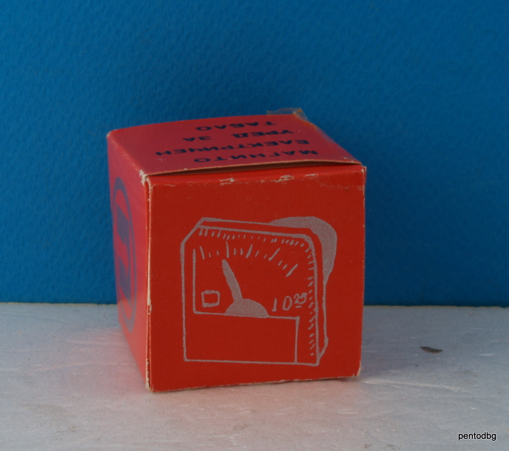ANALOG PANEL VOLT METER 40×40 mm DC 0-10 2.5 % MP40 BULGARIA NOS RARE
