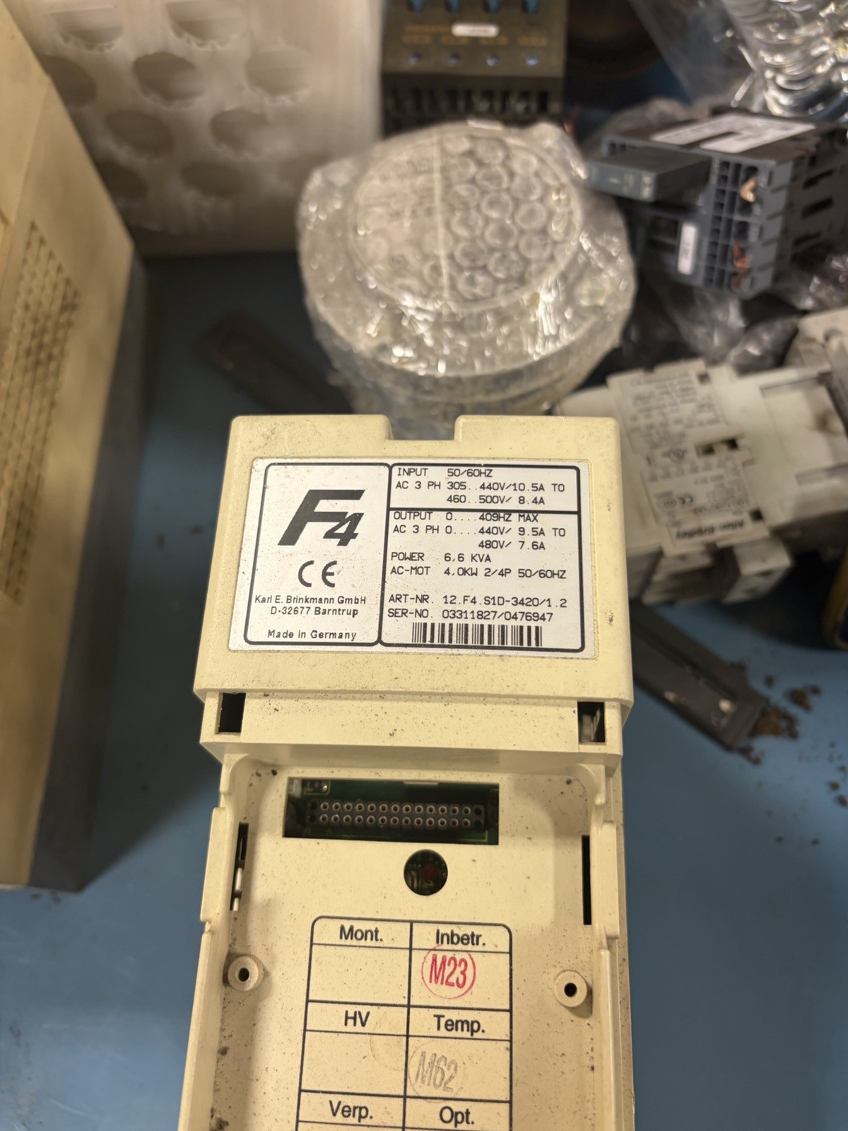 KEB 12.F4.S1D-3420/1.2 COMBIVERT DRIVE 12F4S1D3420 12.F4.S1D-3420