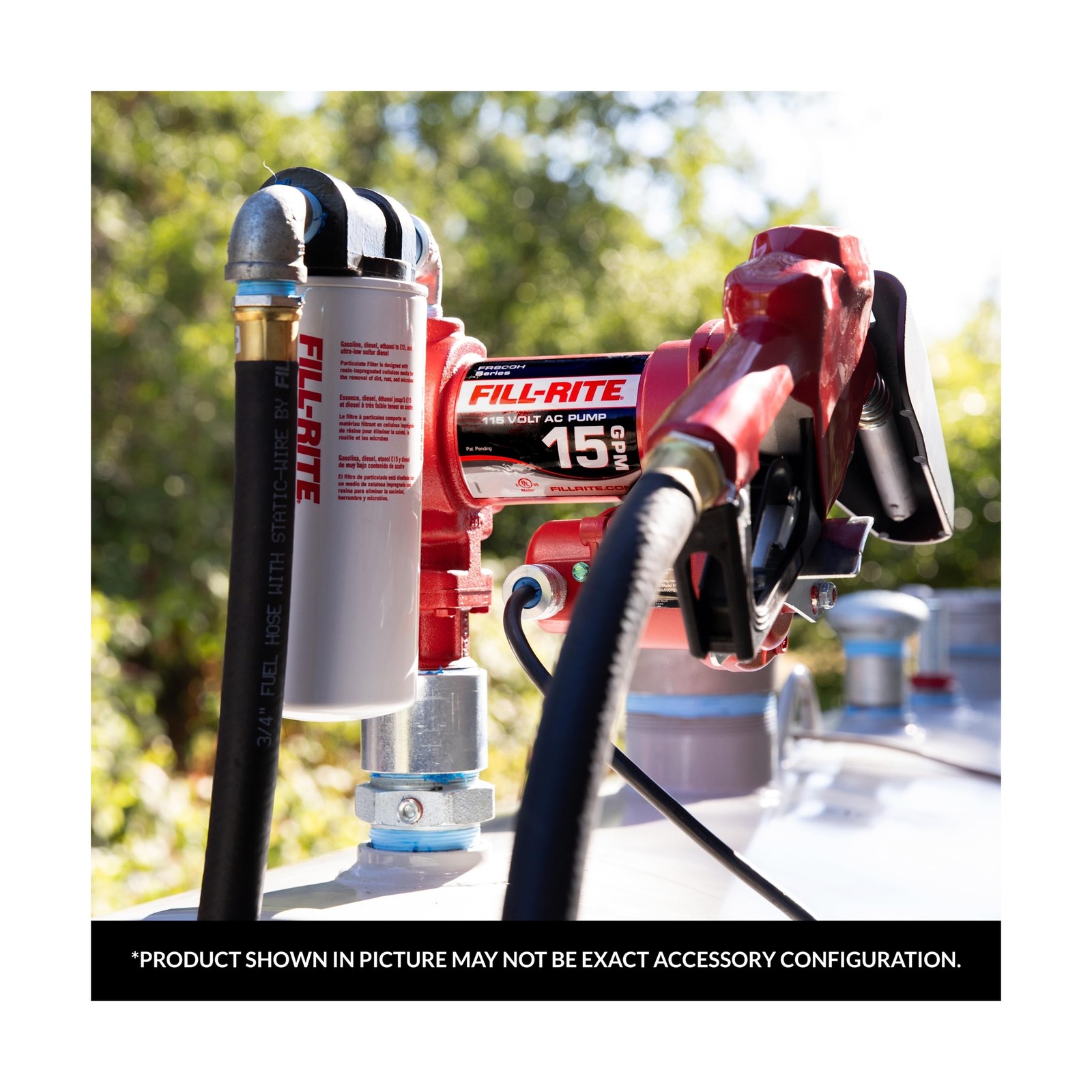 Fill-Rite FR604H 115V 15 GPM Fuel Transfer Pump (Pump Only) | Gasoline, Diese…