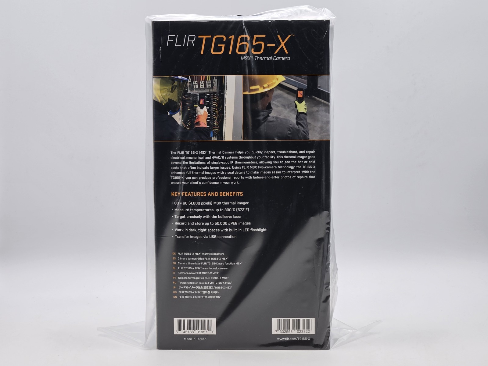 FLIR TG165-X MSX THERMAL CAMERA – NEW FACTORY SEALED – SHIPS FAST
