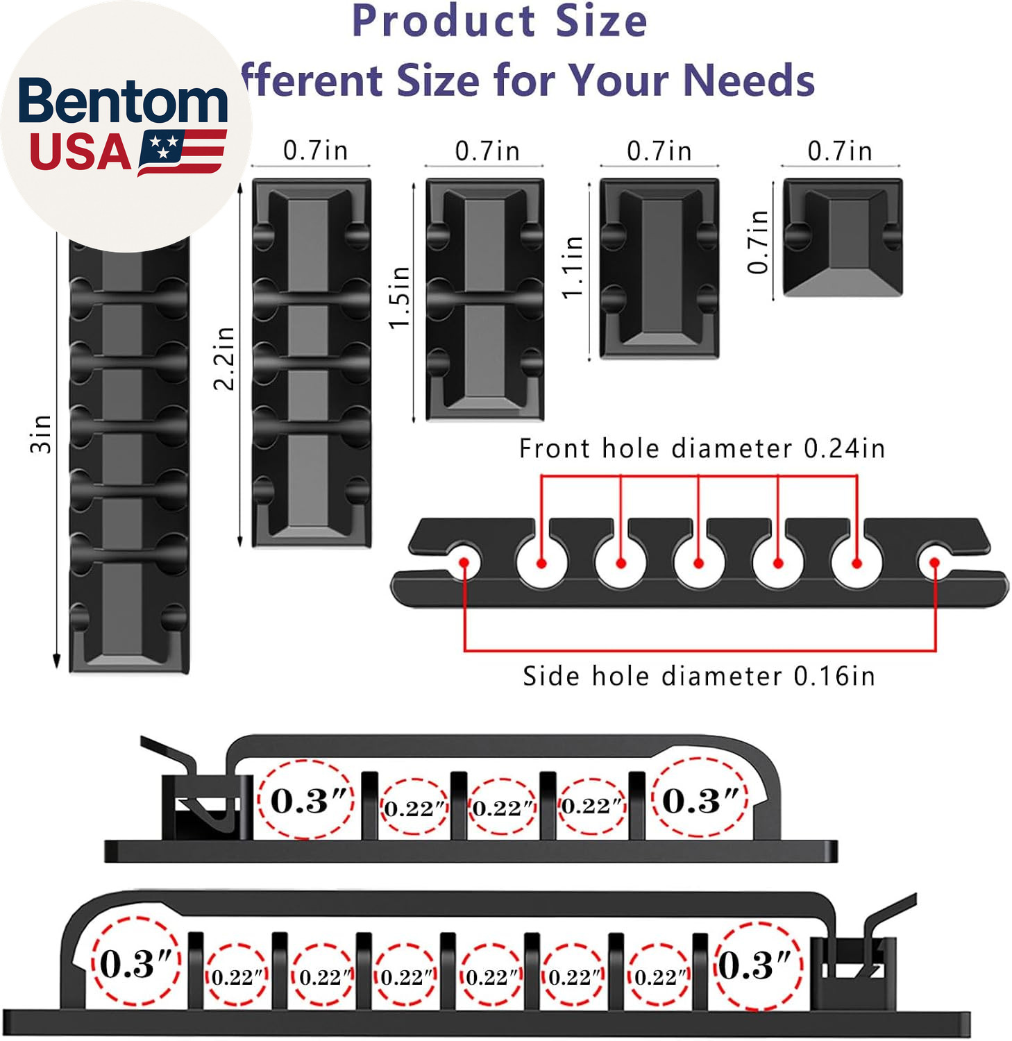 327 PCS Cable Management Kit 4 Cable Cable Sleeves,65 Cable Clips with 13Cord Ho