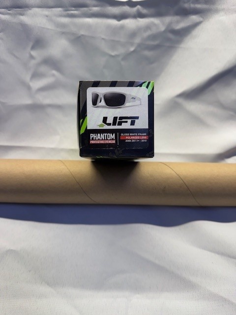 LIFT Safety Phantom Safety Glasses (White Frame/Polarized Lens) EPM-18WP