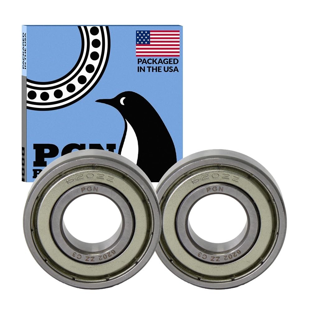 PGN 2 Pack Sealed Ball Bearings – Chrome Steel with High RPM Support 15x35mm