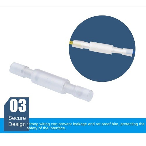 50 Pcs Bullet Connectors Quick Disconnect Terminals Nylon Insulated Female Male