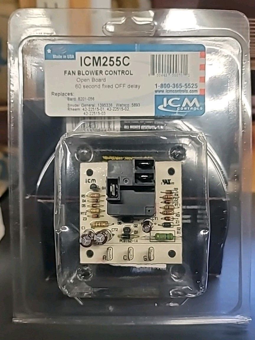 ICM Controls ICM255C Fan Blower Control Board – Replacement for Rheem/Ruud