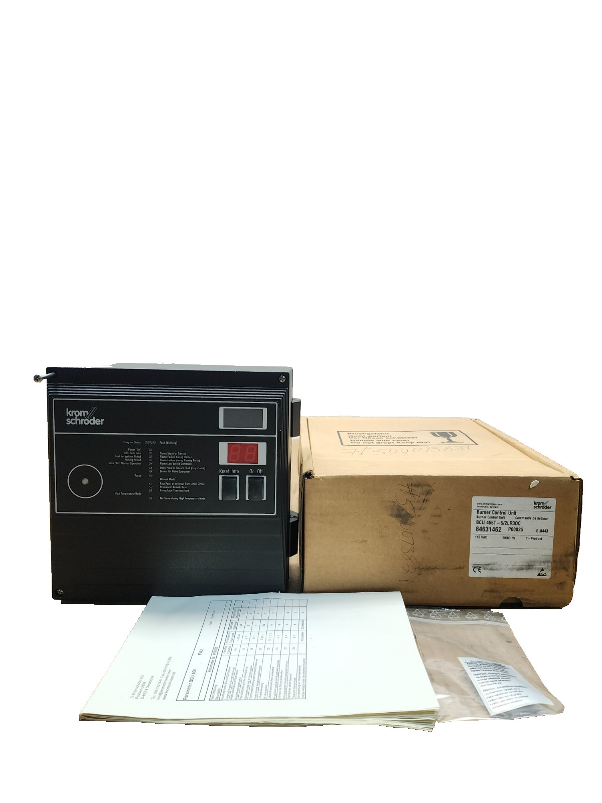 NEW IN BOX KROM SCHRODER Burner Controller Management System 465T-5/2LR30C