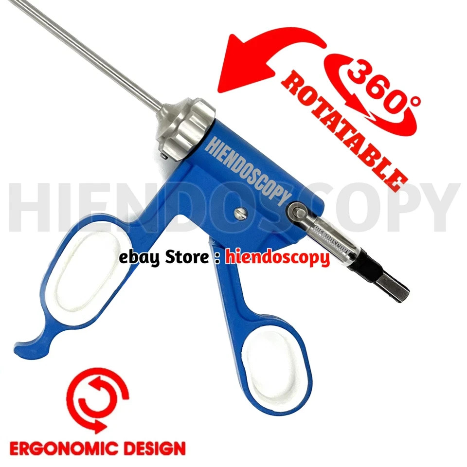 Laparoscopic Fenestrated Bissinger Bipolar Forceps 5mmx330mm New