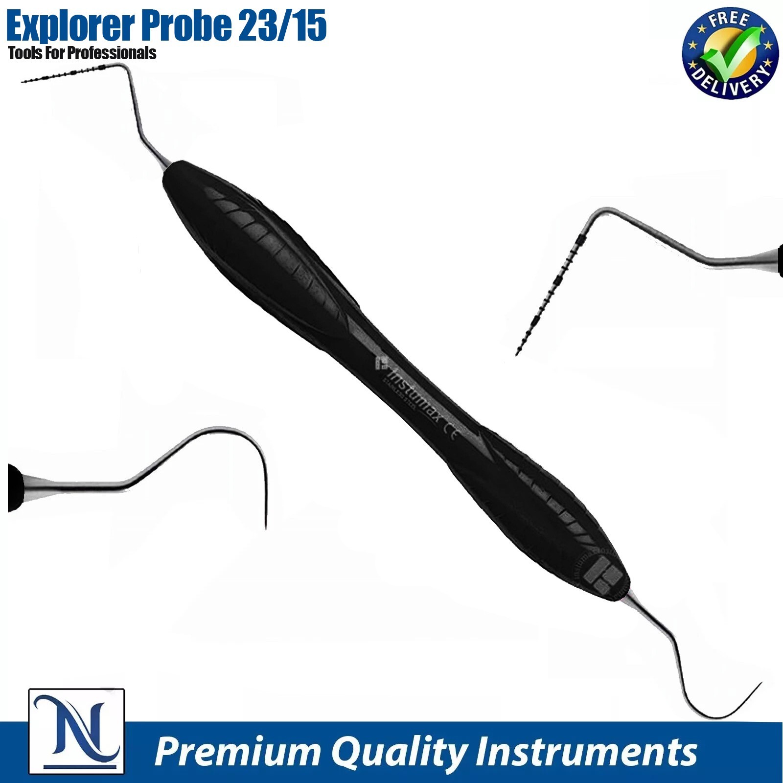 Dental Probe 23/15 – Pack of 10 Professional Periodontal Instruments