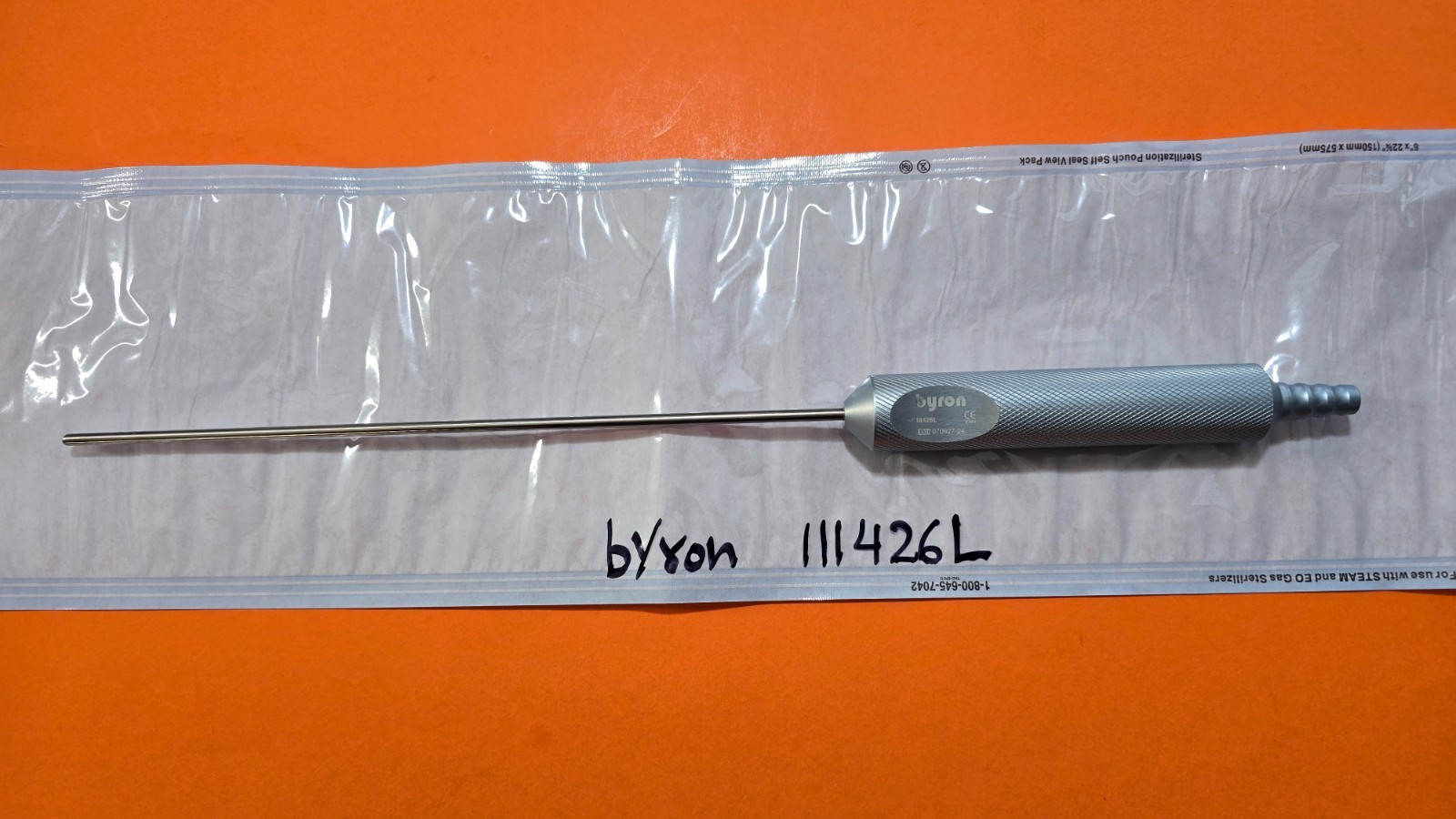 Byron III426L Cannula 4mm x 26cm Plastic Surgery Instruments