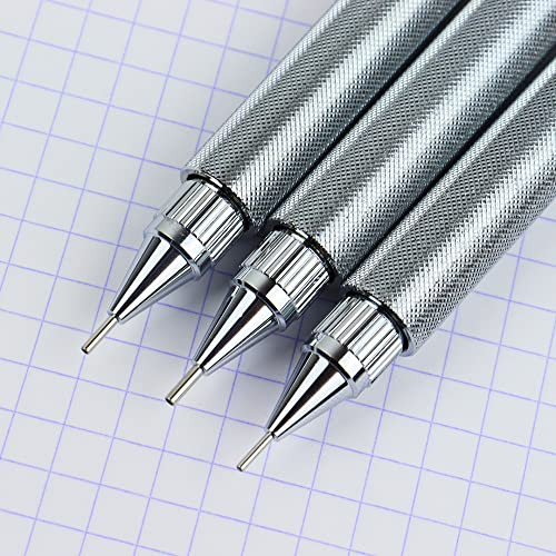 Platinum Fountain Pen Mechanical Pencil Pro Use 171 0.3mm Silver MSDA-1500A#9