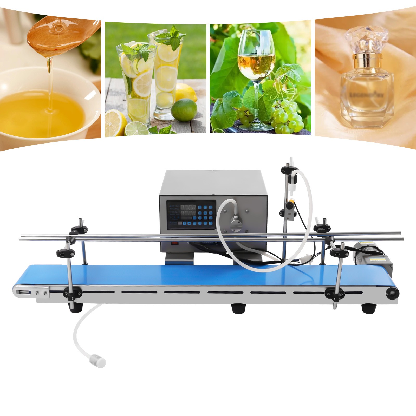 Single Head Automatic Liquid Bottle Tube Filling Machine Digital Control Filler