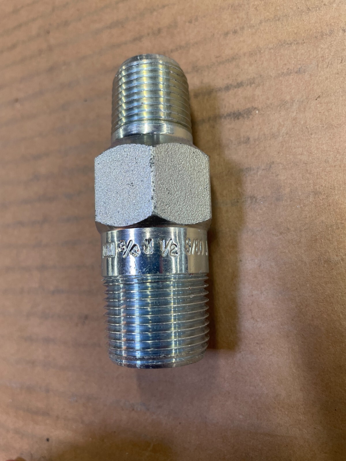 SWAGE NIPPLE 3/4″ x 1/2″ Schedule 80 Concentric Thread Both End A234 WPBN SP95