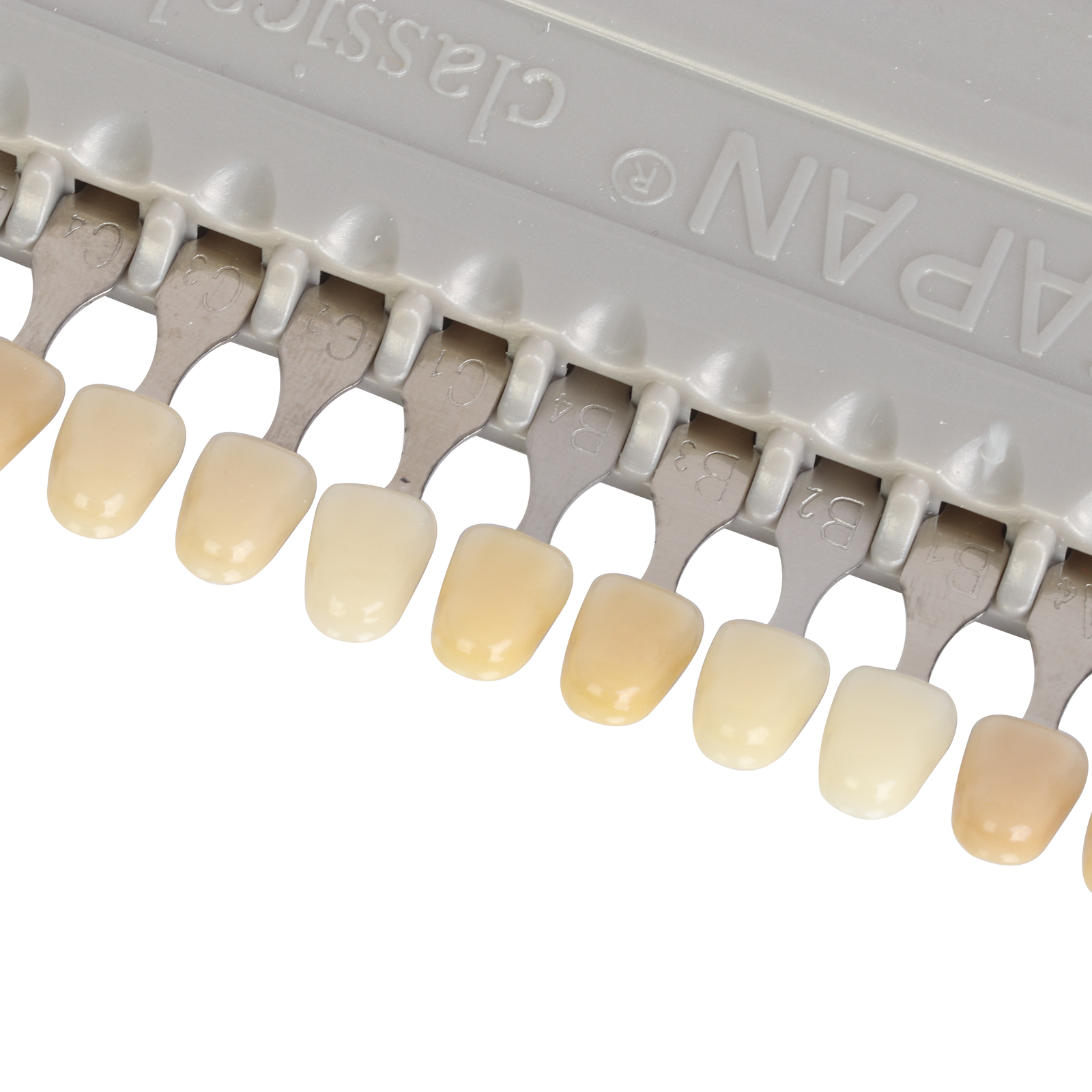 16 Colors Shade Guide Teeth Dental Materials For VITA A1-D4 Whitening Comparison