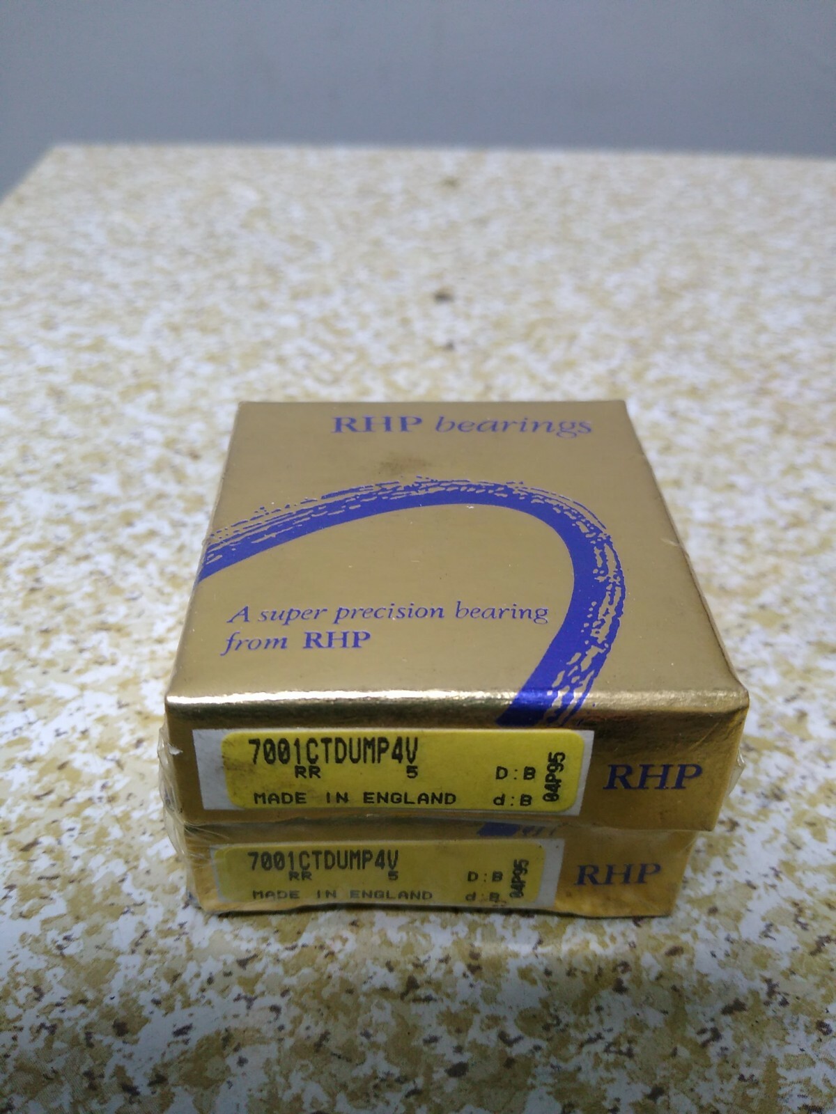 RHP,7001CTDUMP4V ,Super Precision Bearing Set of 2 NOS