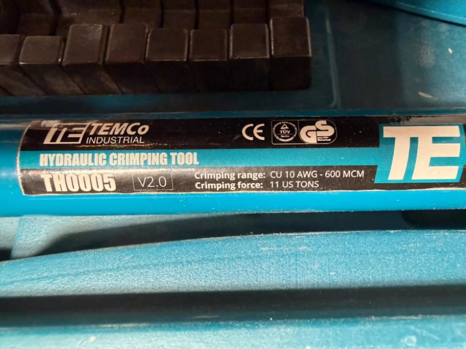 TEMCO TH0005 Hydraulic Crimping Tools.