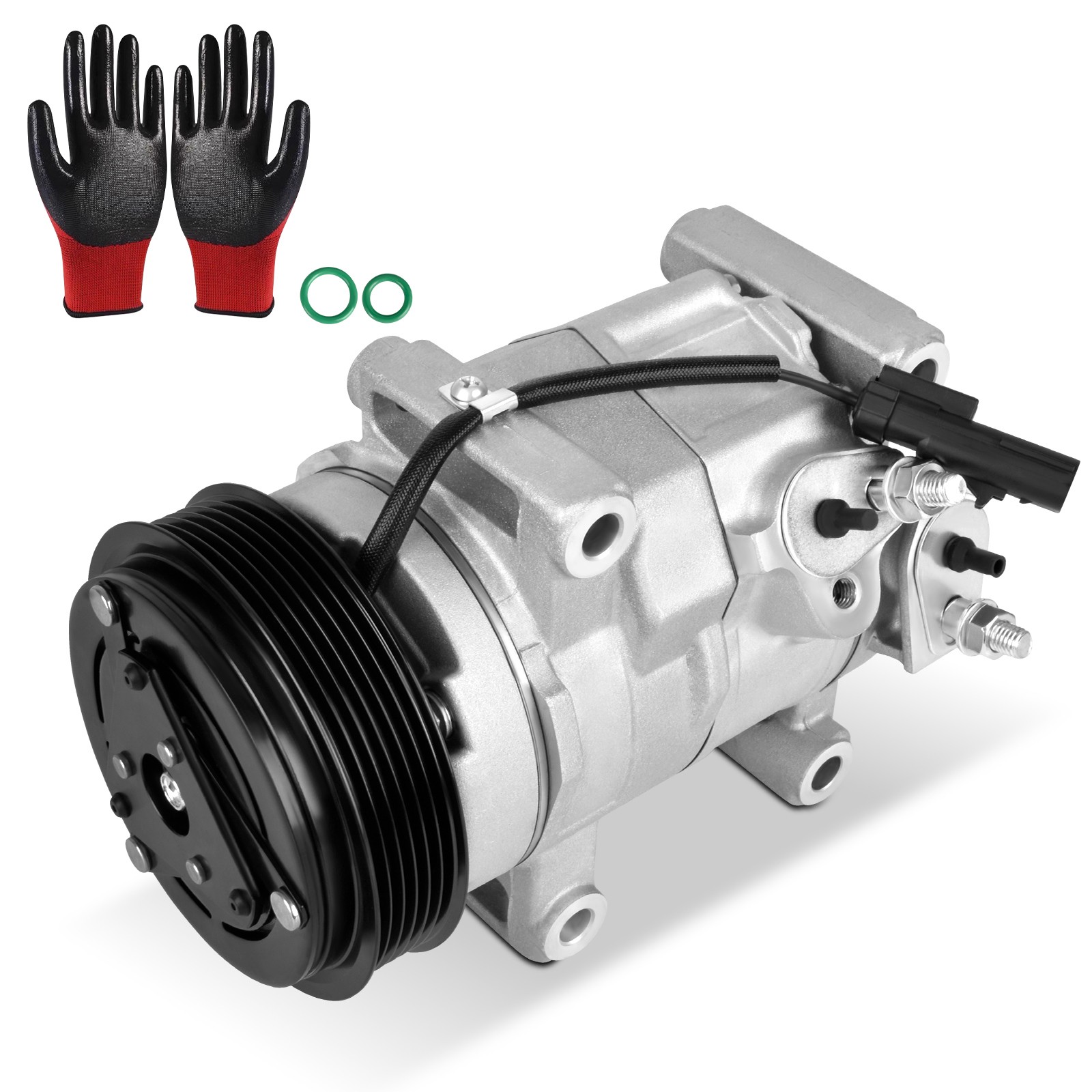 AC Compressor w/ 6-Groove for Chrysler Town&Country Grand Caravan 3.6L 10S17C