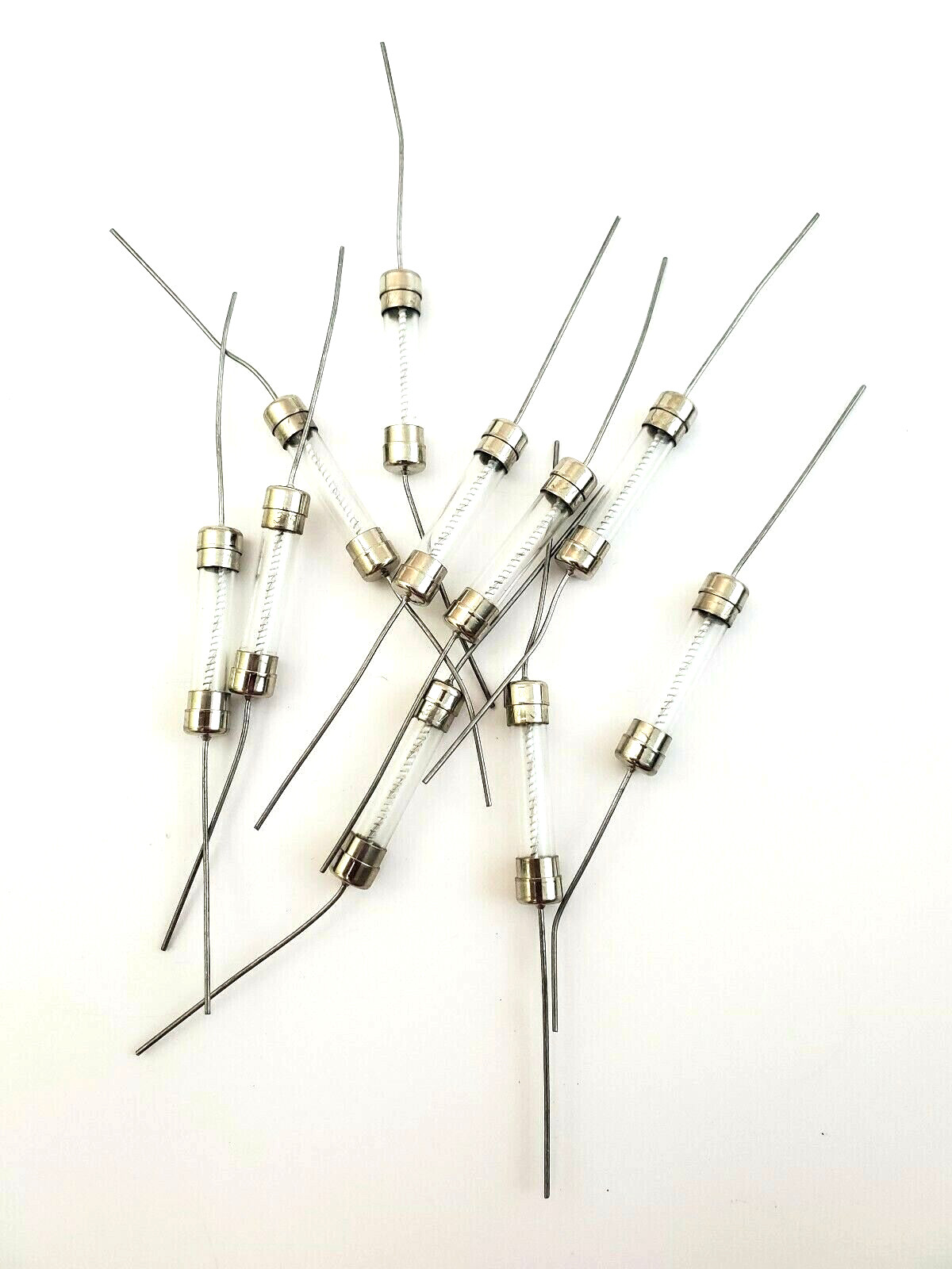 Lot of 26 Littelfuse 315 250V 1/2 Amp Pigtail Glass Fuses 1/4″ x -1/14 Slow Blow