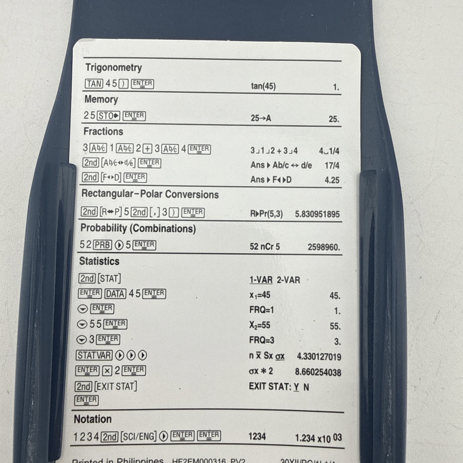 Texas Instruments TI-30X IIS Scientific Calculator Tested