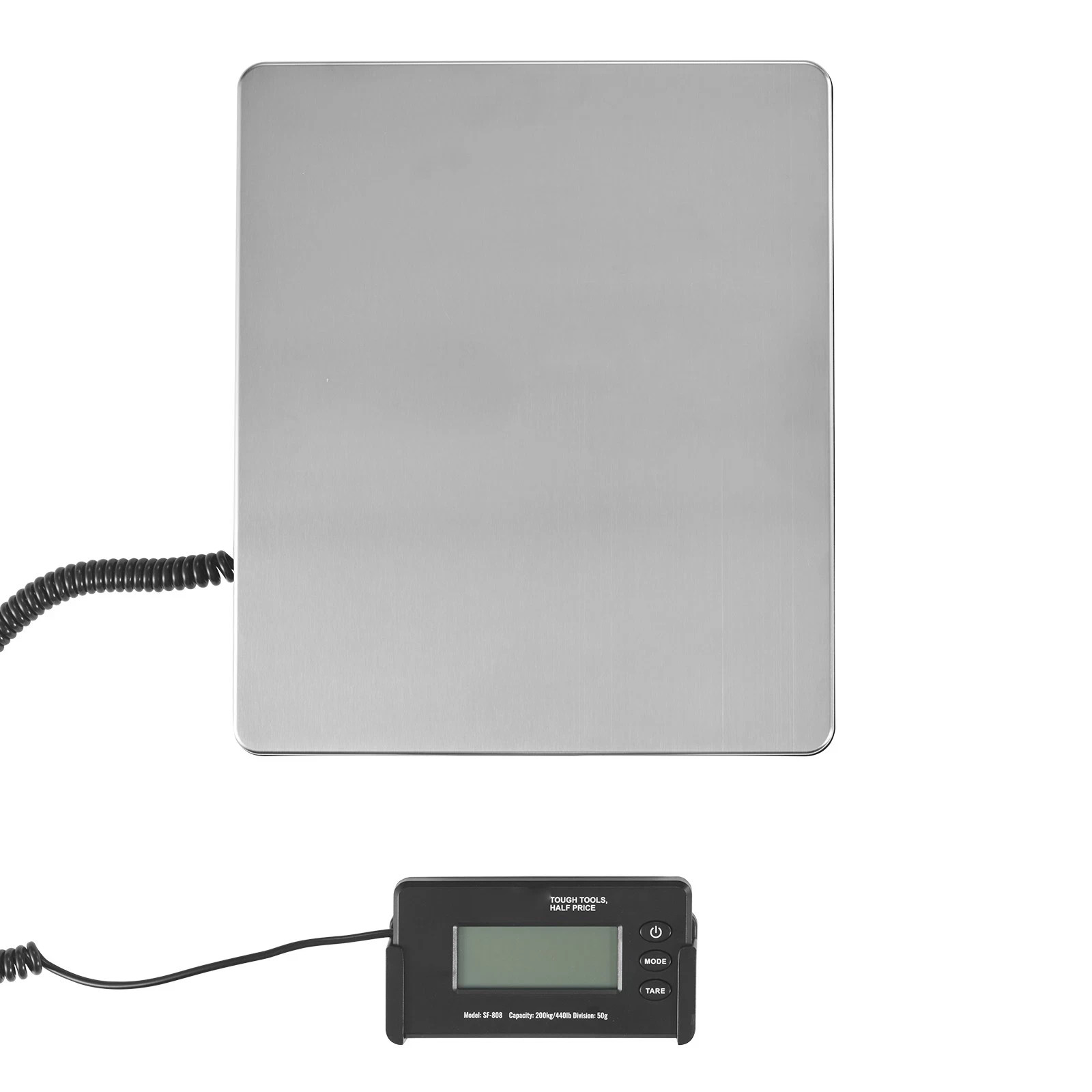 Shipping Scale Digital Postal Scale 440 lbs x 1.7 oz. AC/DC Package LCD