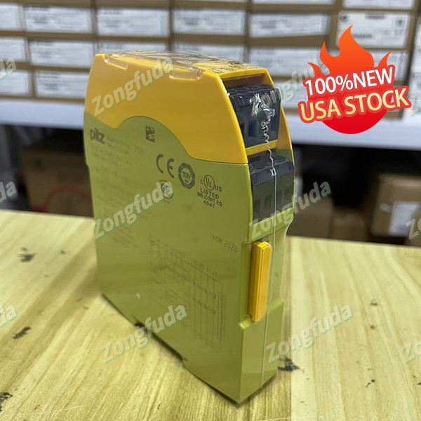 Brand New Sealed Pilz 750104 DIN Rail Mount Safety Contact Control Module