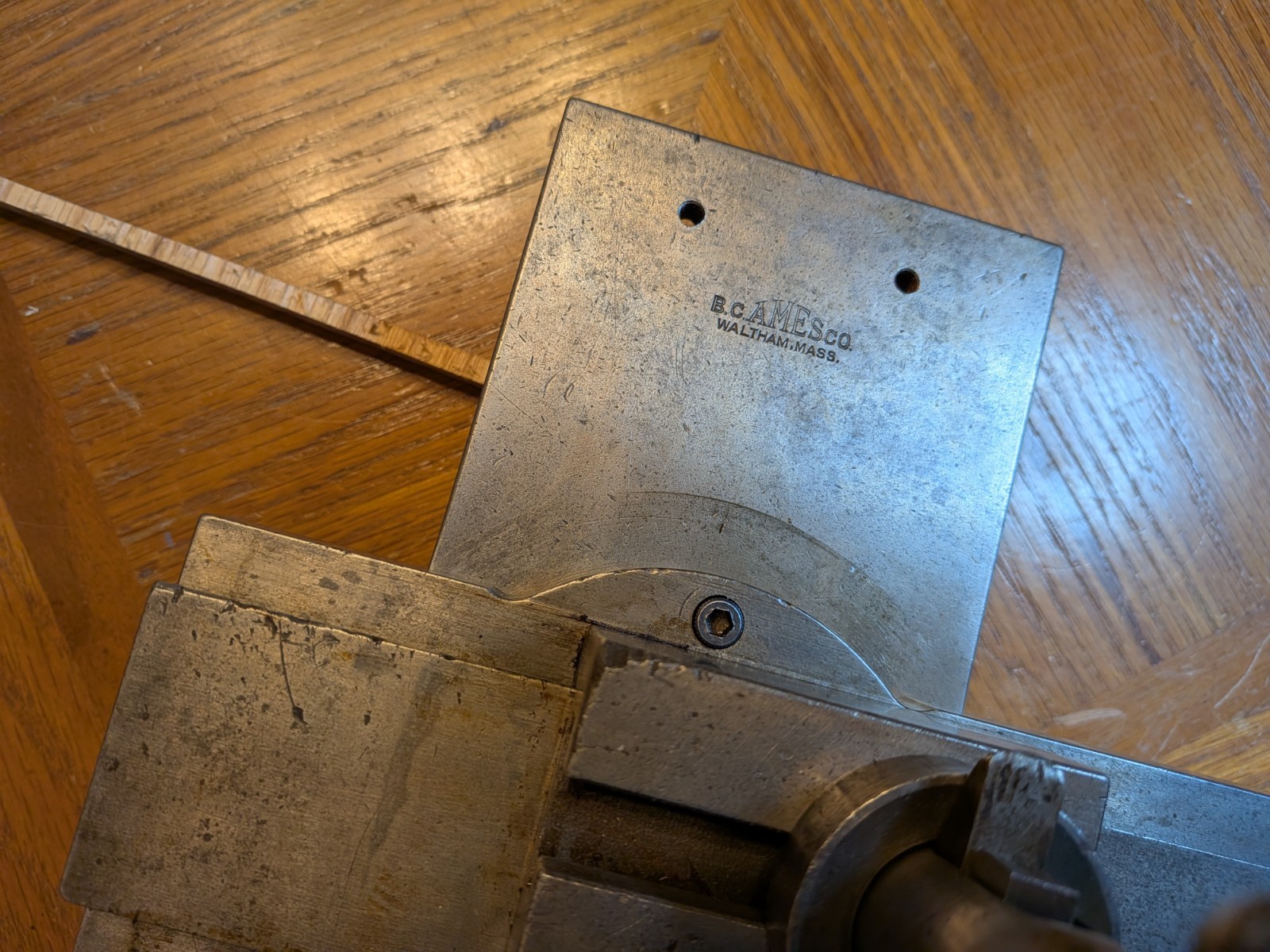 Metal Lathe Cross Slide BC Ames Compound Tool Holder