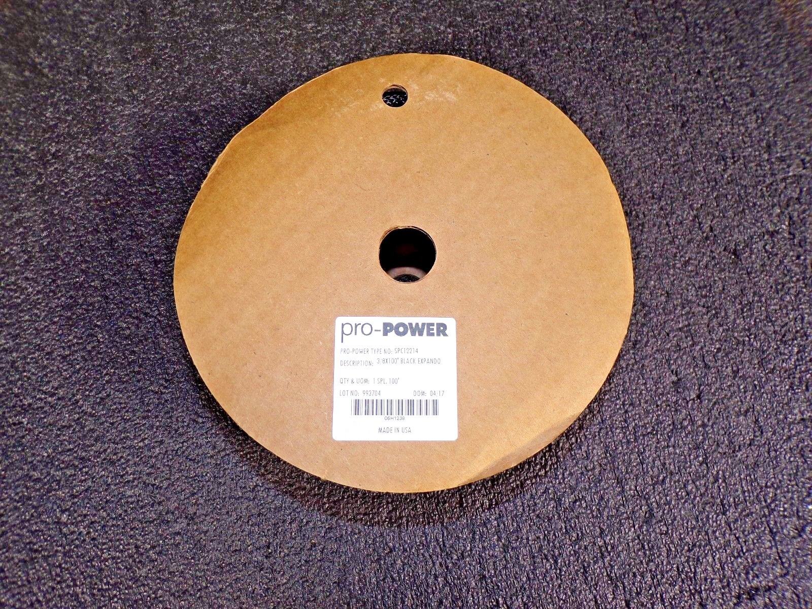SPC12214 – Sleeving, Fray Resistant, Expandable, 30.5 m, 100 ft, 12.7 mm, (K)