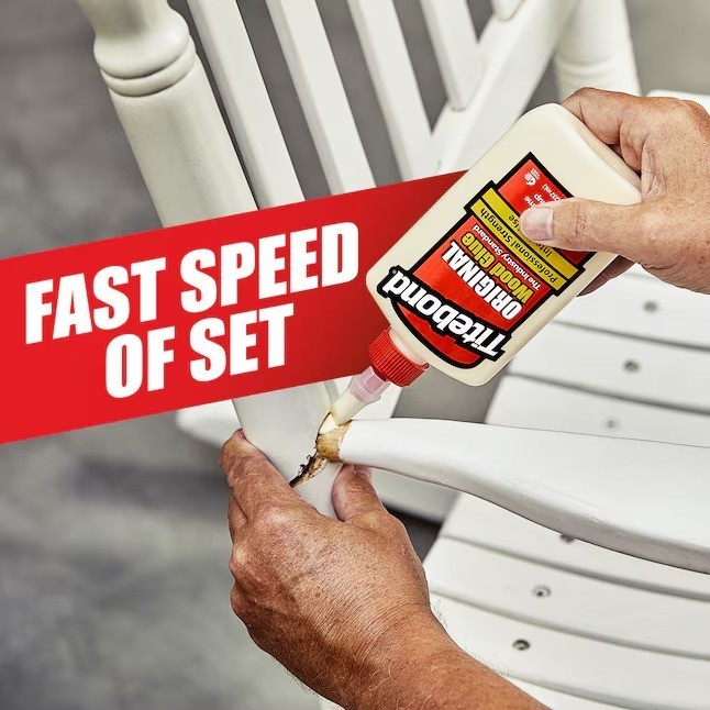 Titebond Original Wood Glue 8 Oz Strong Fast Drying Adhesive Waterproof