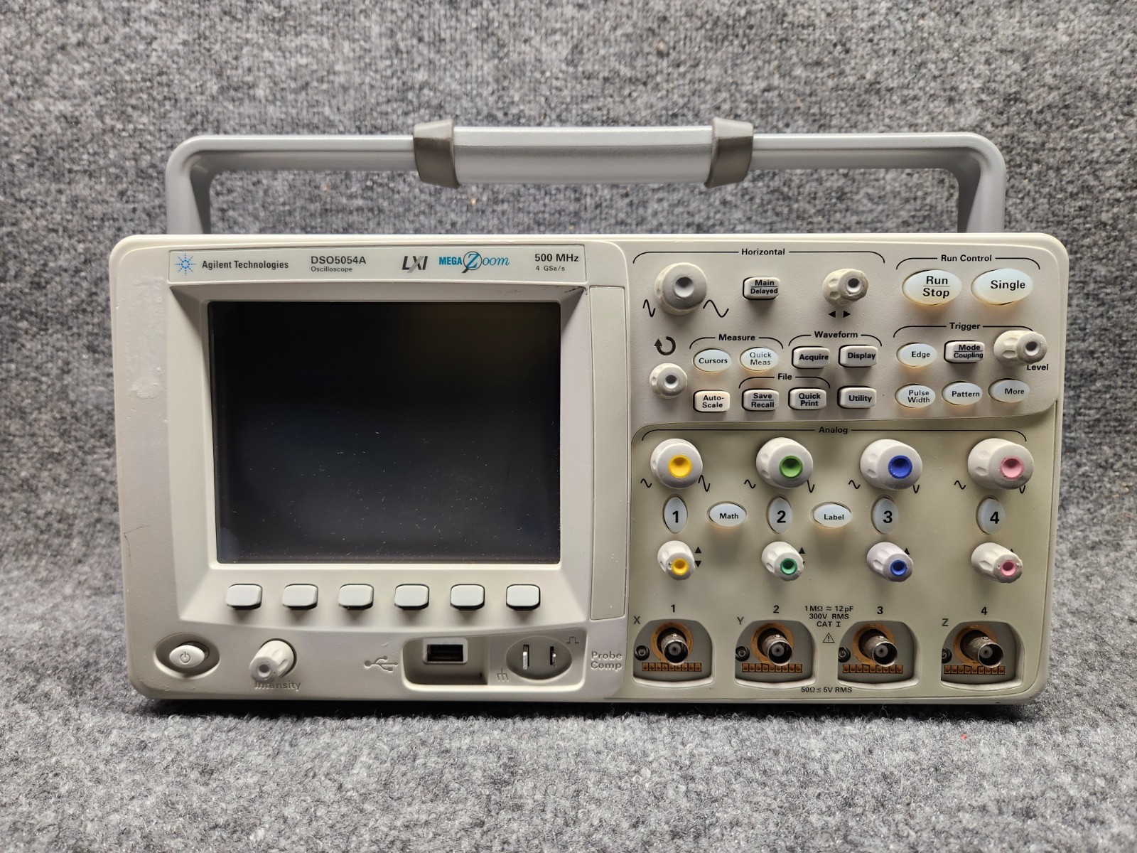 Agilent Technologies DSO5054A Oscilloscope LXI MEGA ZOOM 500 MHz 4 GSa/s