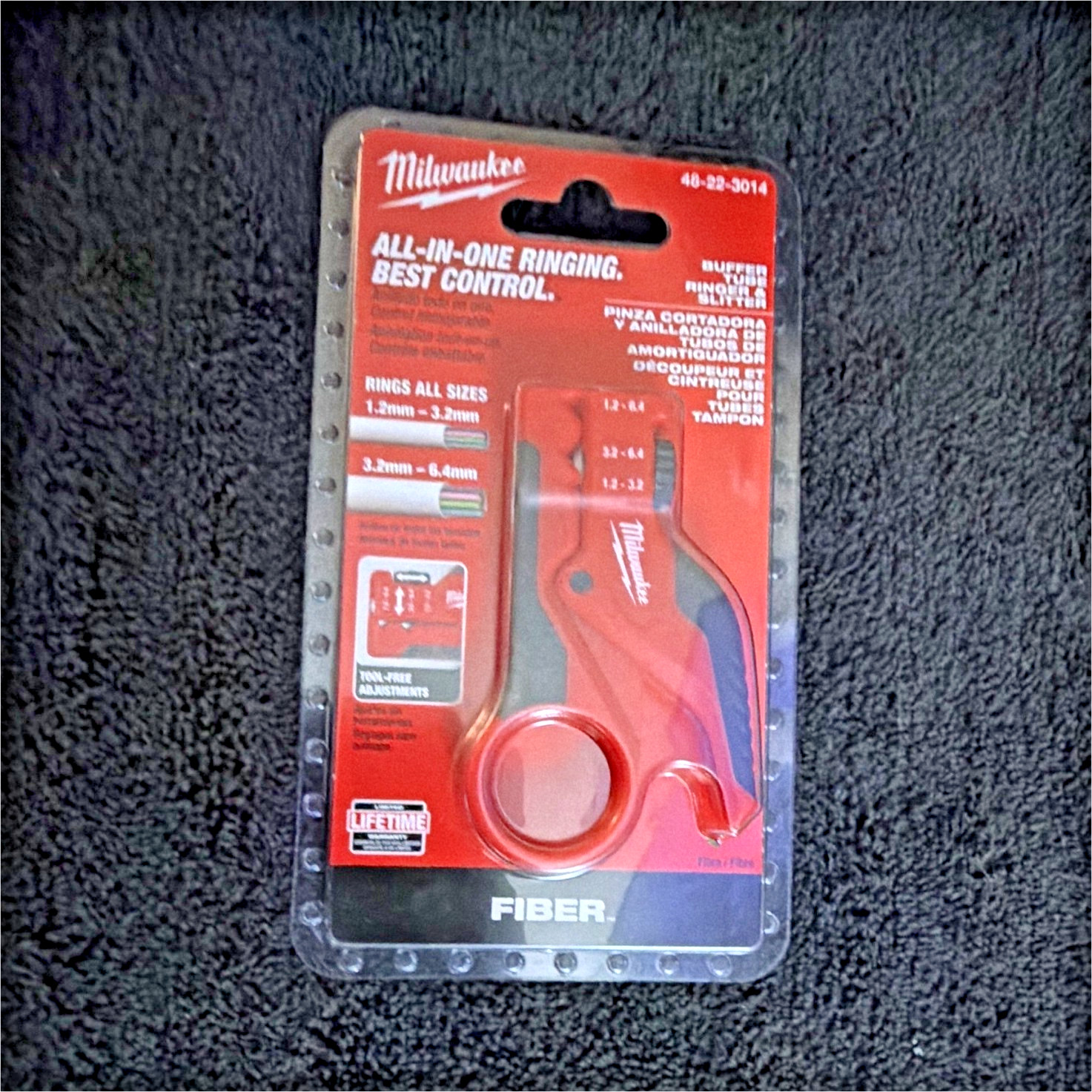 Milwaukee Fiber Optic All-in-One Ringing Tool, Red Sheath 48-22-3014