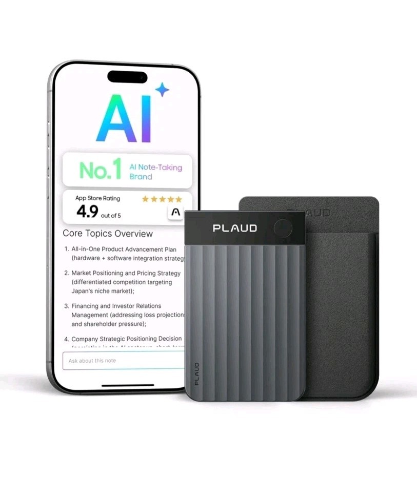 Plaud Note Pro AI Voice Recorder Note Taker PN0300 64GB Black New Sealed
