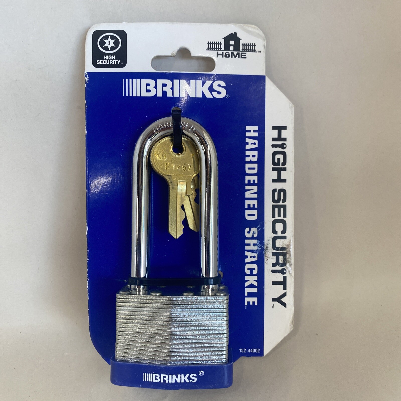 BRINKS 102-44002 Keyed Padlock Steel 44mm High Security, Packaging Varies