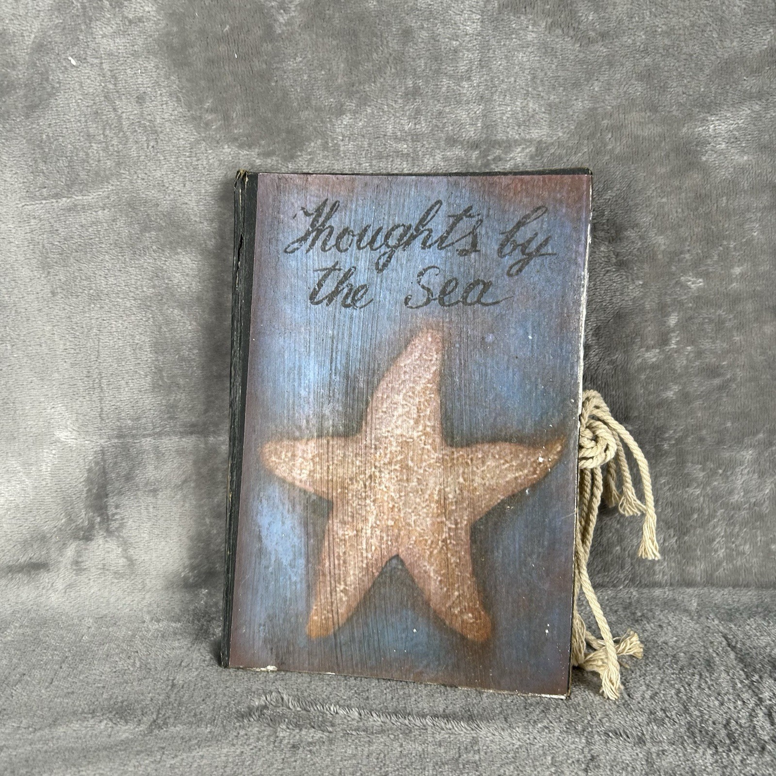 Handmade Journal Rustic Style “Thoughts By The Sea” Decortive Blank Book Beach